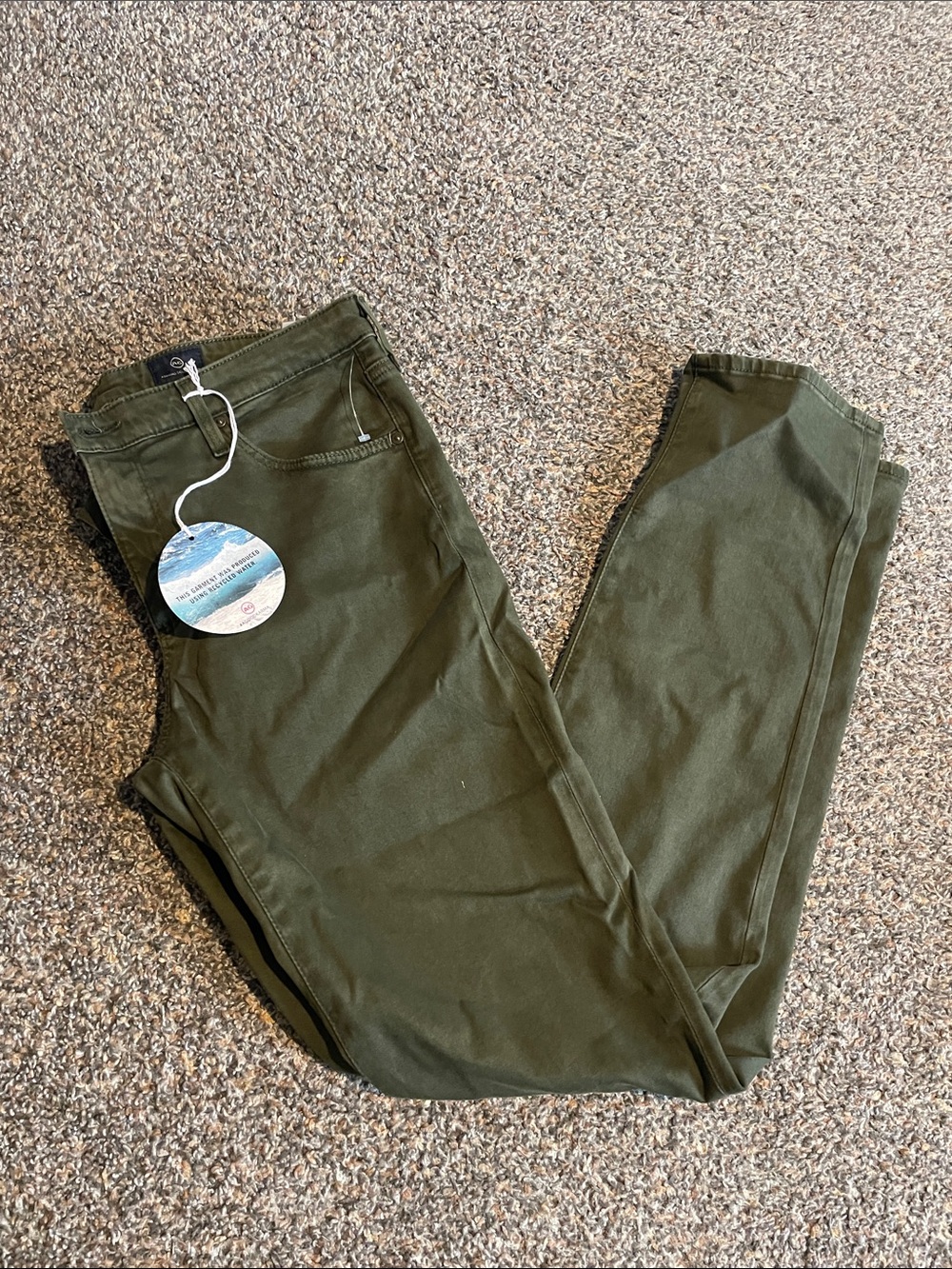 Olive Green Skinny Pants